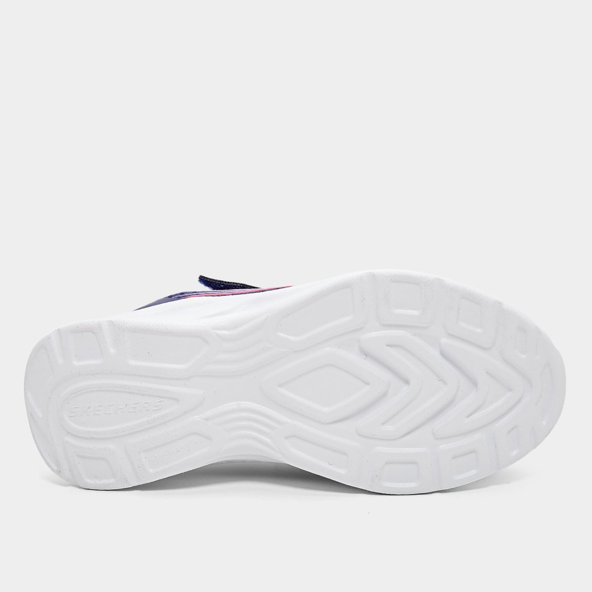 Miniatura Tênis Infantil Skechers Menina Azul+Roxo - 27