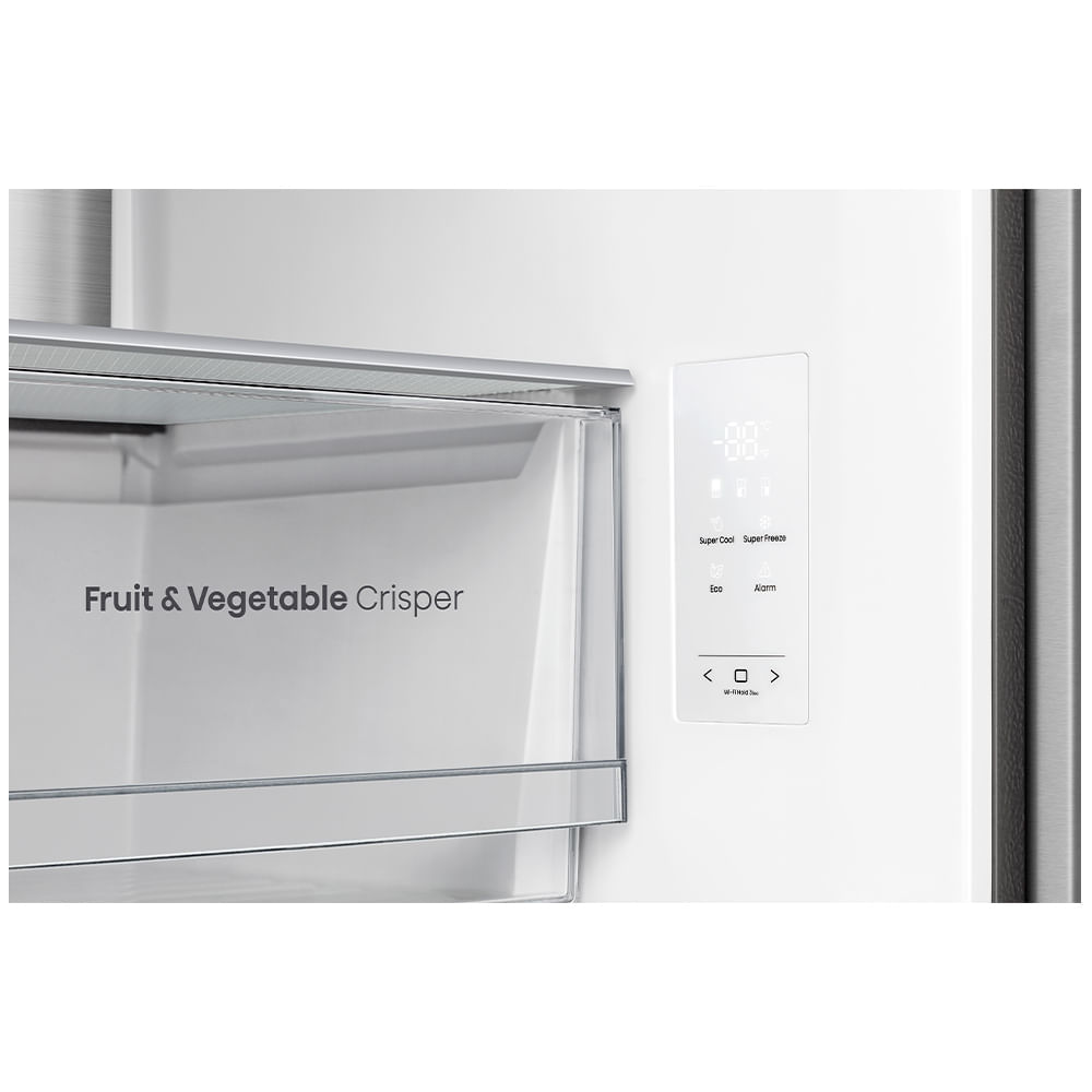 Refrigerador Multidoor Hisense Frost Free Inverter Dual Tech Cooling com 456 Litros Inox - RQ5P470 110