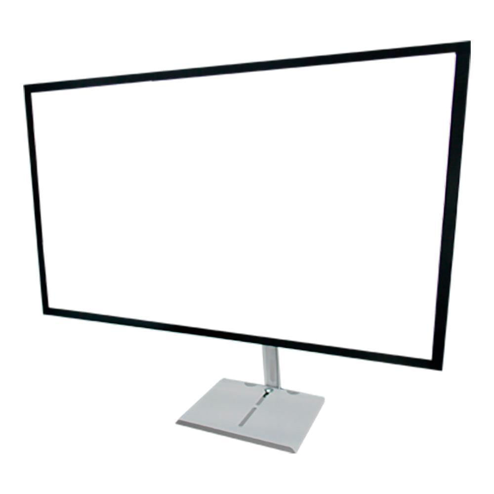 Kit Suporte Tv Tri Articulado 28 43 Suporte Receptor Branco