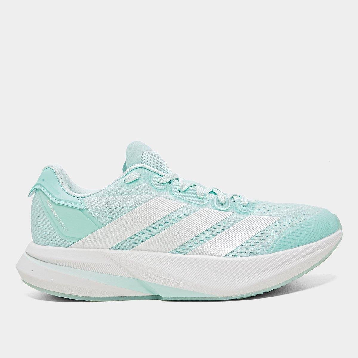 Miniatura Tênis Adidas Duramo Speed 2 Feminino Azul Turquesa - 34