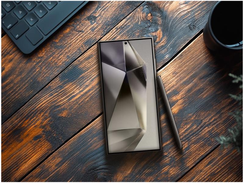 Smartphone Samsung Galaxy S24 Ultra 6,8" Galaxy AI 256GB Titânio Cinza 5G 12GB RAM Câm. Quádrupla 200MP + Selfie 12MP Bateria 5000mAh Dual Chip