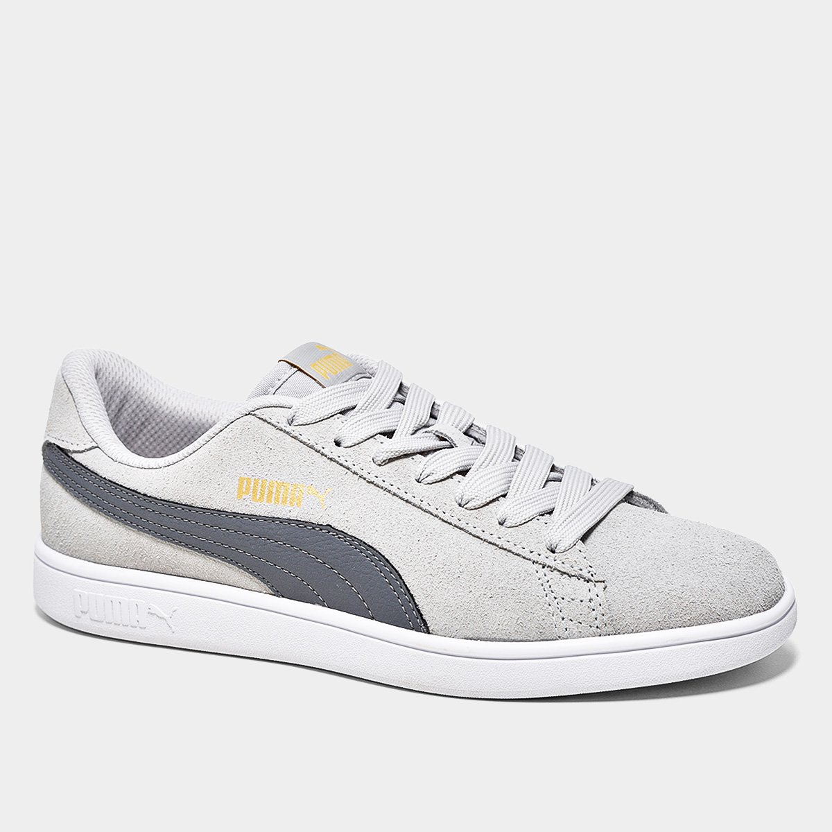 Miniatura Tênis Puma Smash V2 Masculino Cinza - 38