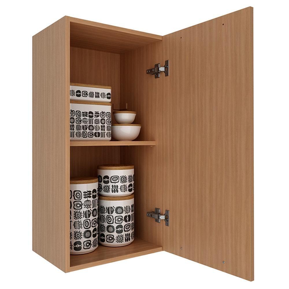 Miniatura Armario Aereo 1 Porta 40 Cm Mdp Cz3118 Freijo Tecno Mobili Freijo