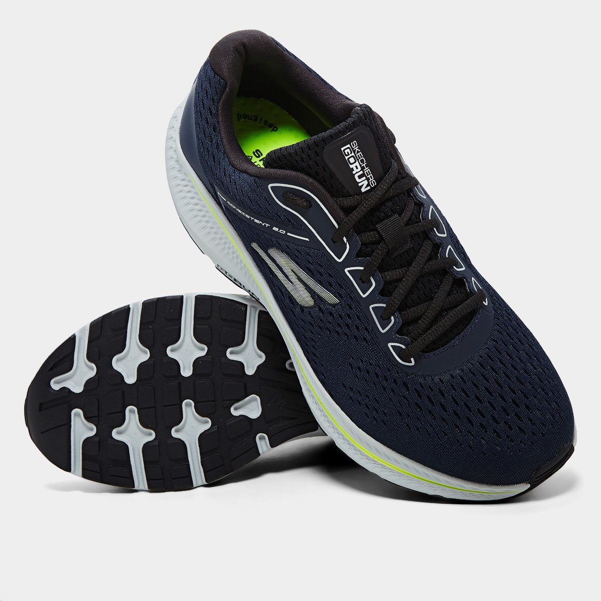 Miniatura Tênis Skechers Go Run Consistent 2 Masculino Azul Escuro - 38