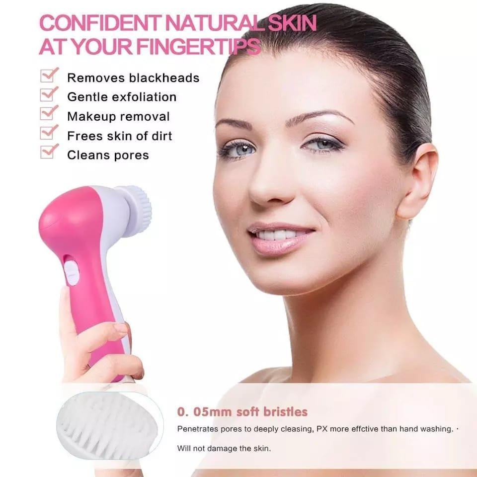 Miniatura Escova De Limpeza Facial Elétrica Giratória