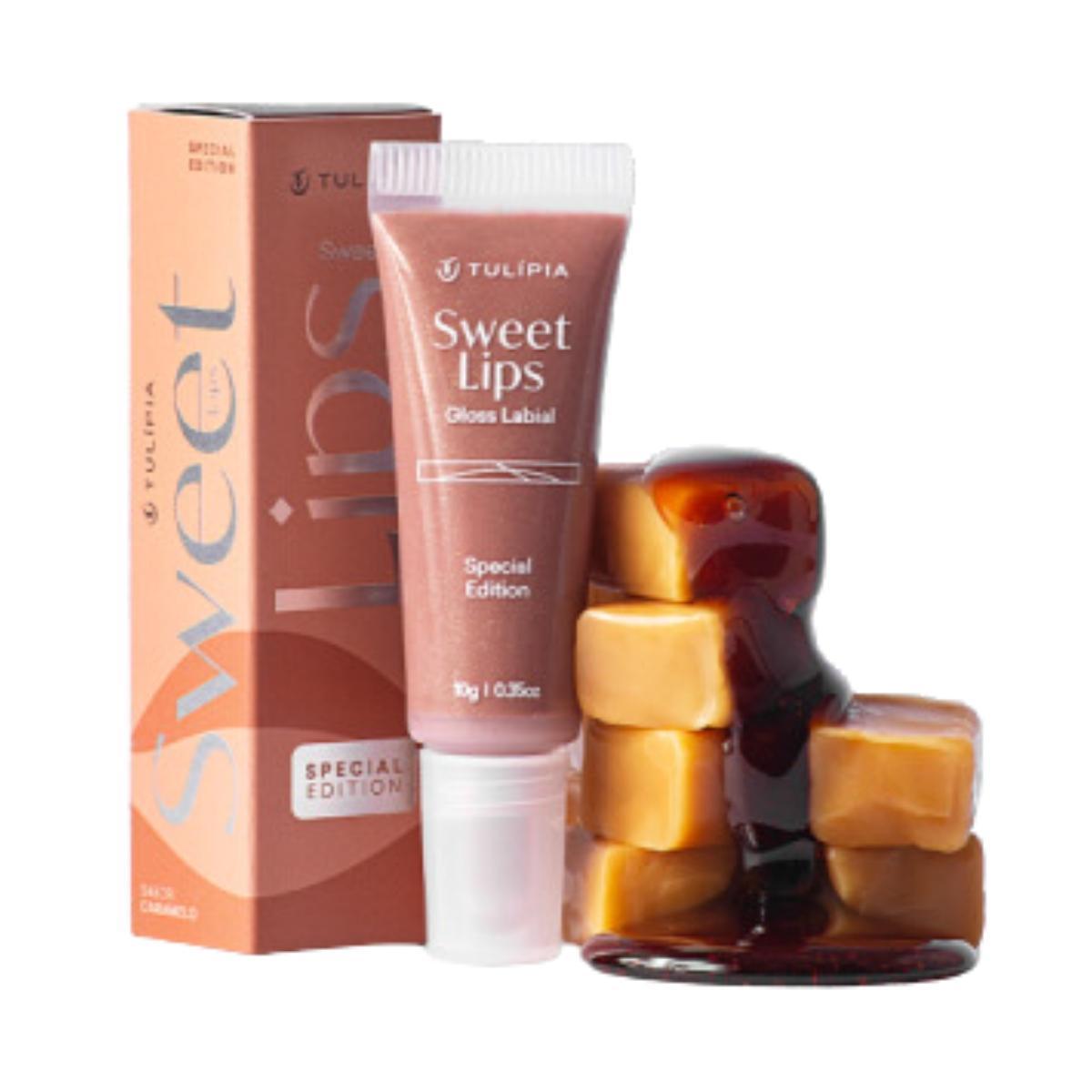 Miniatura Gloss Labial Sweet Lips Caramelo Hidragloss Tulipia 10G