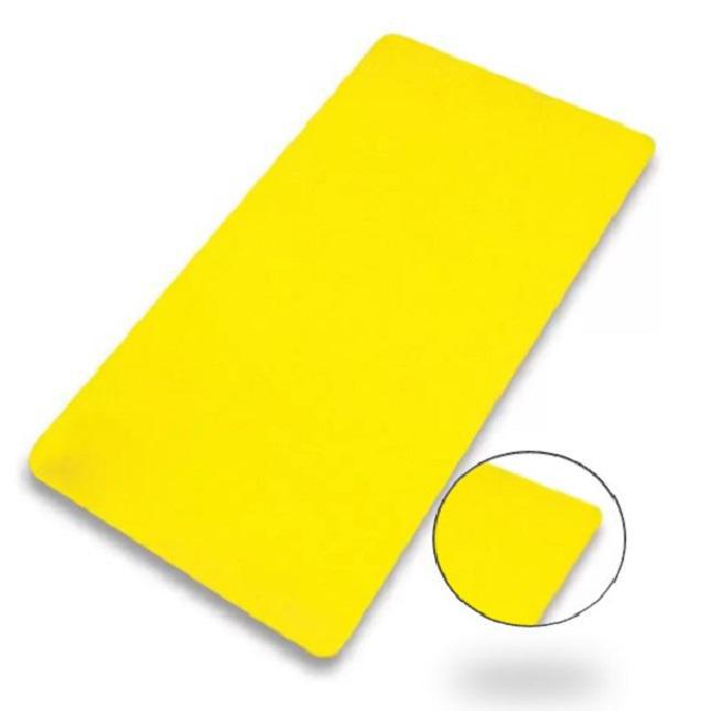 Miniatura Tapete Academia Ginastica Pilates Colchonete 10Mm Amarelo