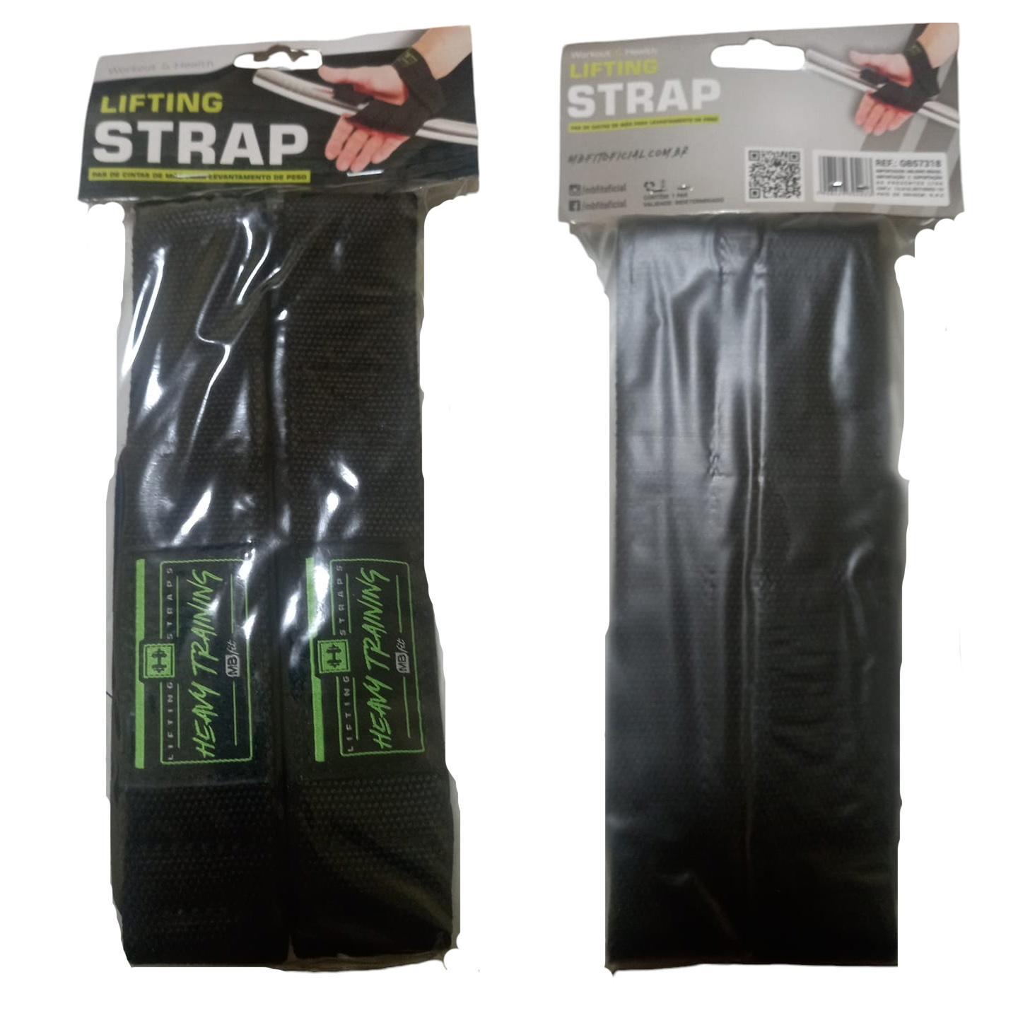 Miniatura Par De Tala Straps Para Treinamento Levantamento De Peso
