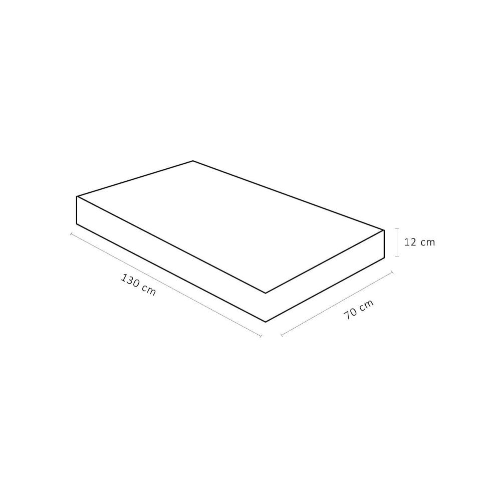 Miniatura Colchão Baby Malha Petit Perle 70x130x12cm Ortobom Branco