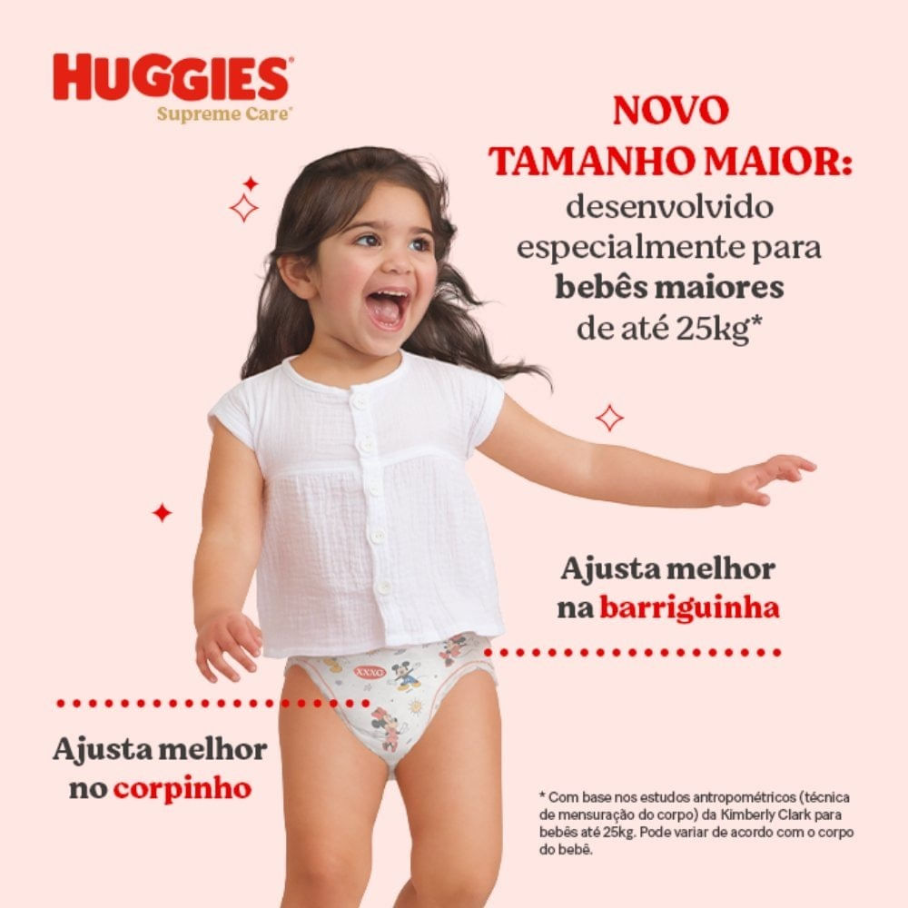 Miniatura Fralda Huggies Supreme Care Xxxg Hiper 46 Unidades
