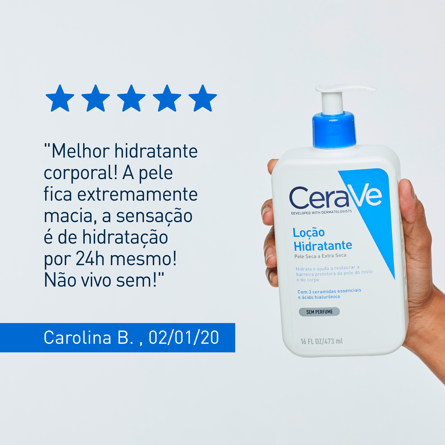 CeraVe Rosto & Corpo - Loção Hidratante 473ml