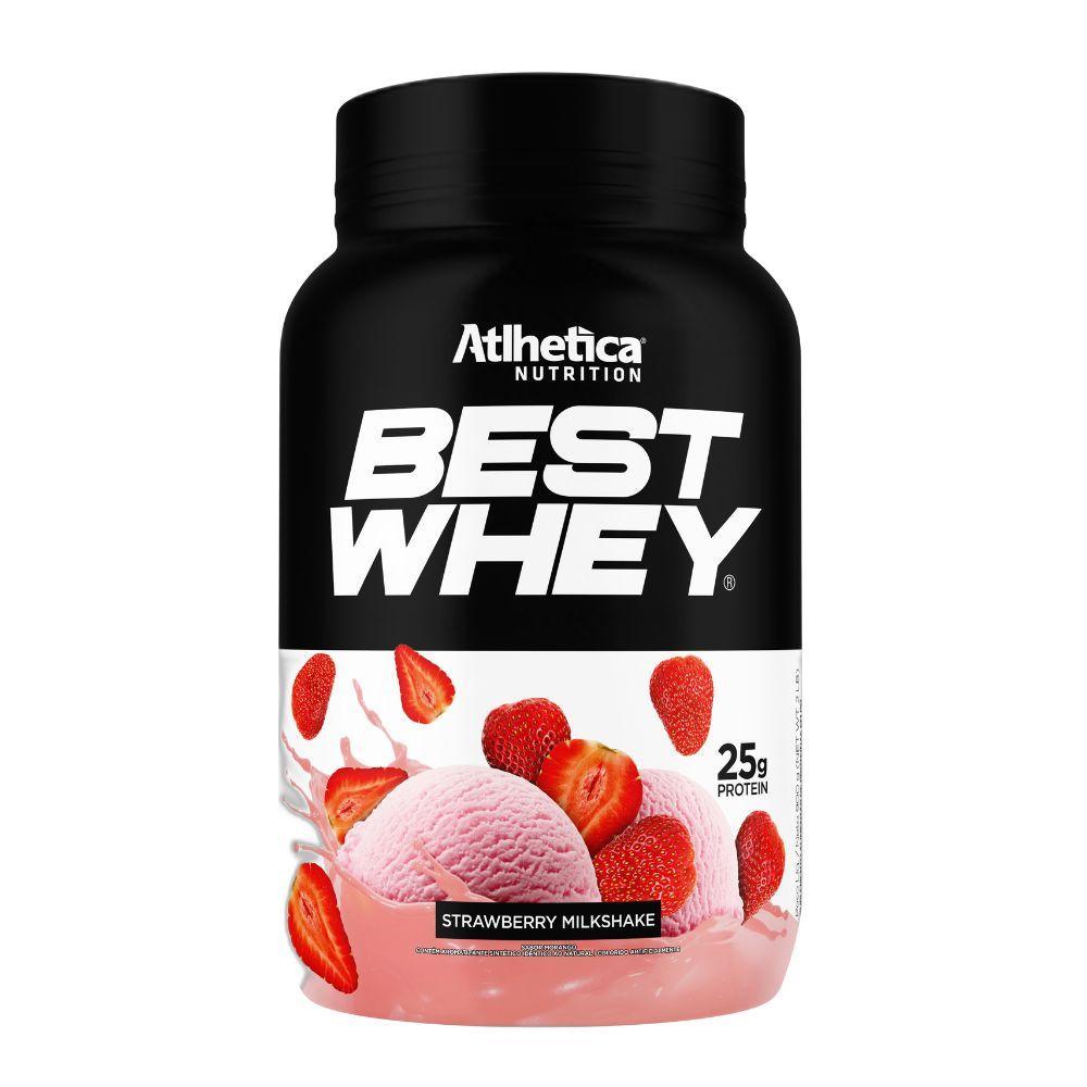 Miniatura Best Whey Isolado Gourmet Morango 900G Creatina - Atlhetica