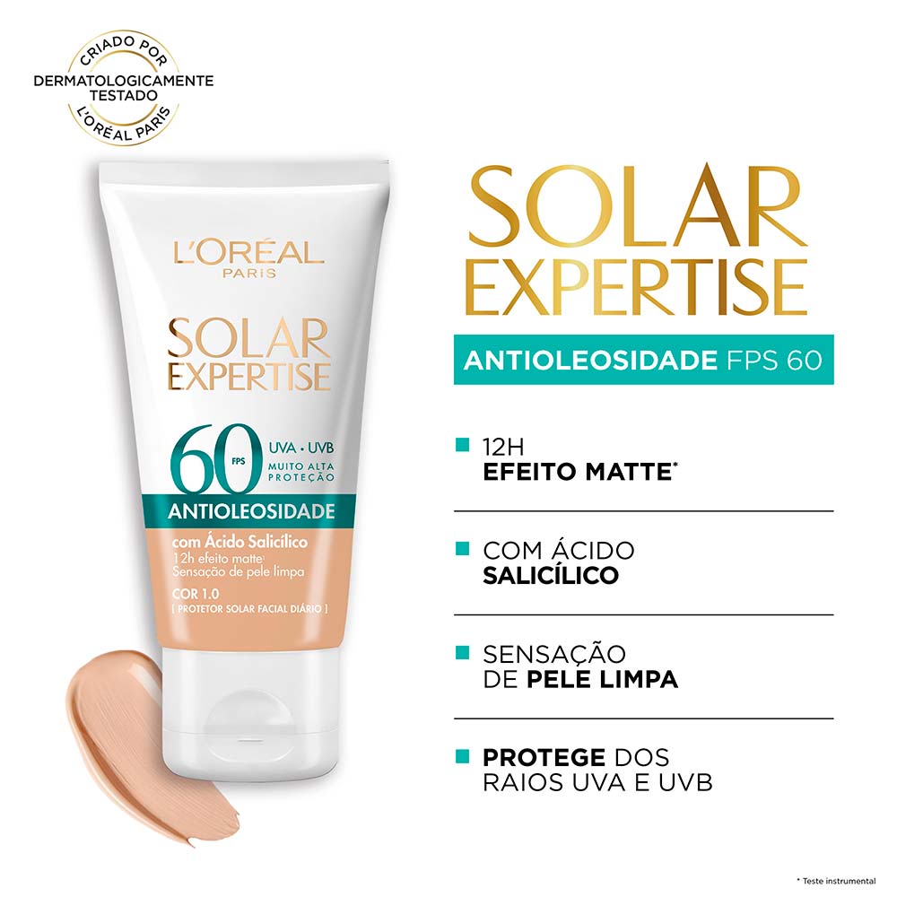 Miniatura Protetor Solar com Cor L’Oréal Paris Solar Expertise FPS60 Clara