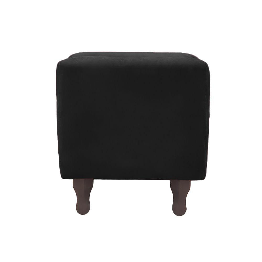 Miniatura Recamier Bau Rico 140x Suede Preto - Majú Decor