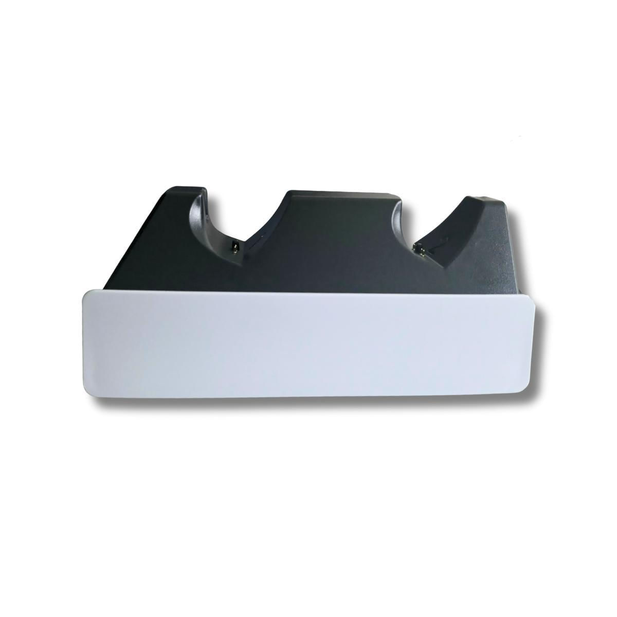 Miniatura Base Carregadora Dupla Tipo Dock Para Controle De Ps5 Branca