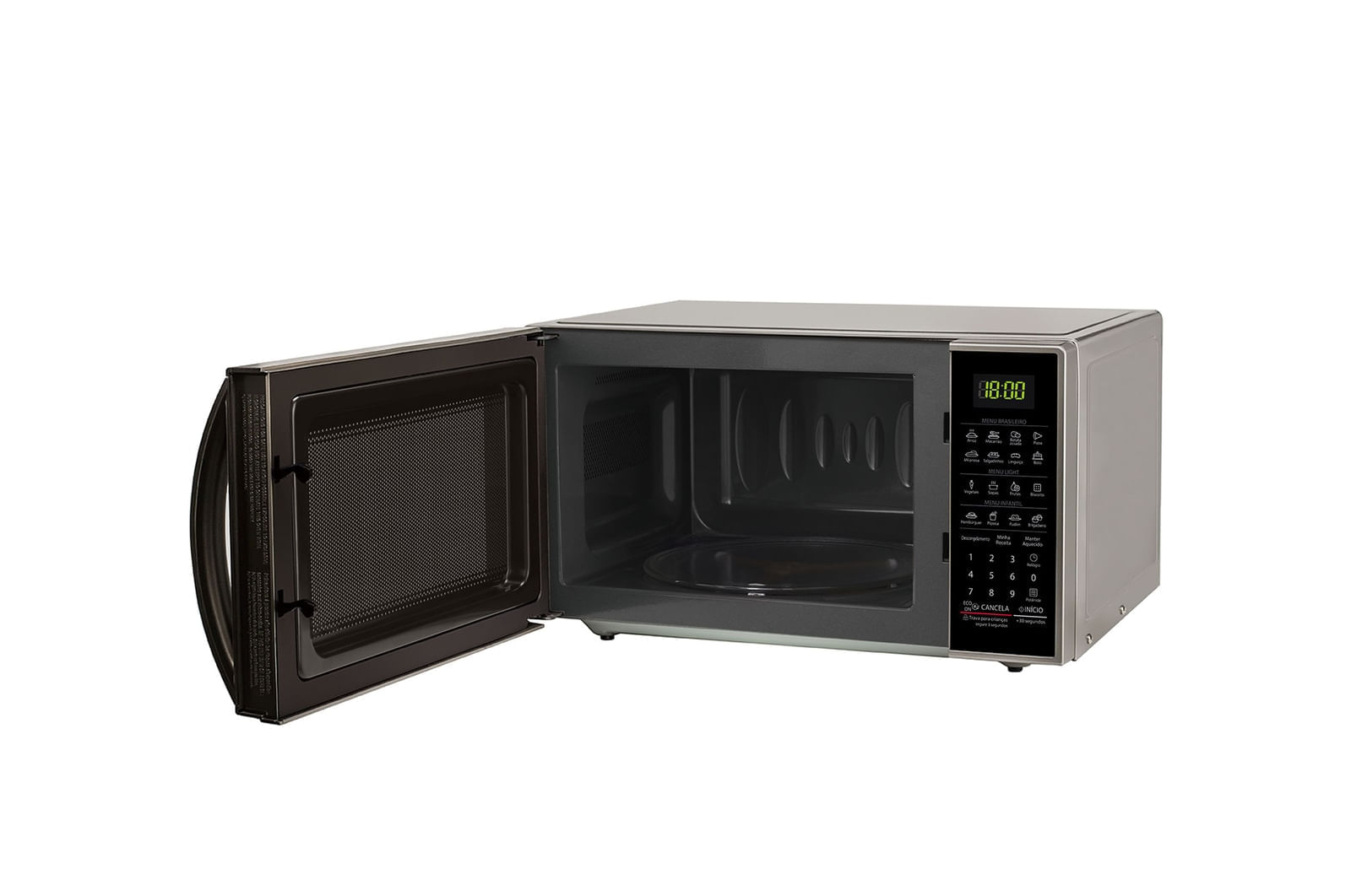 Miniatura Micro-ondas LG 30 litros Prata Limpa Fácil (MS3043BRA)
