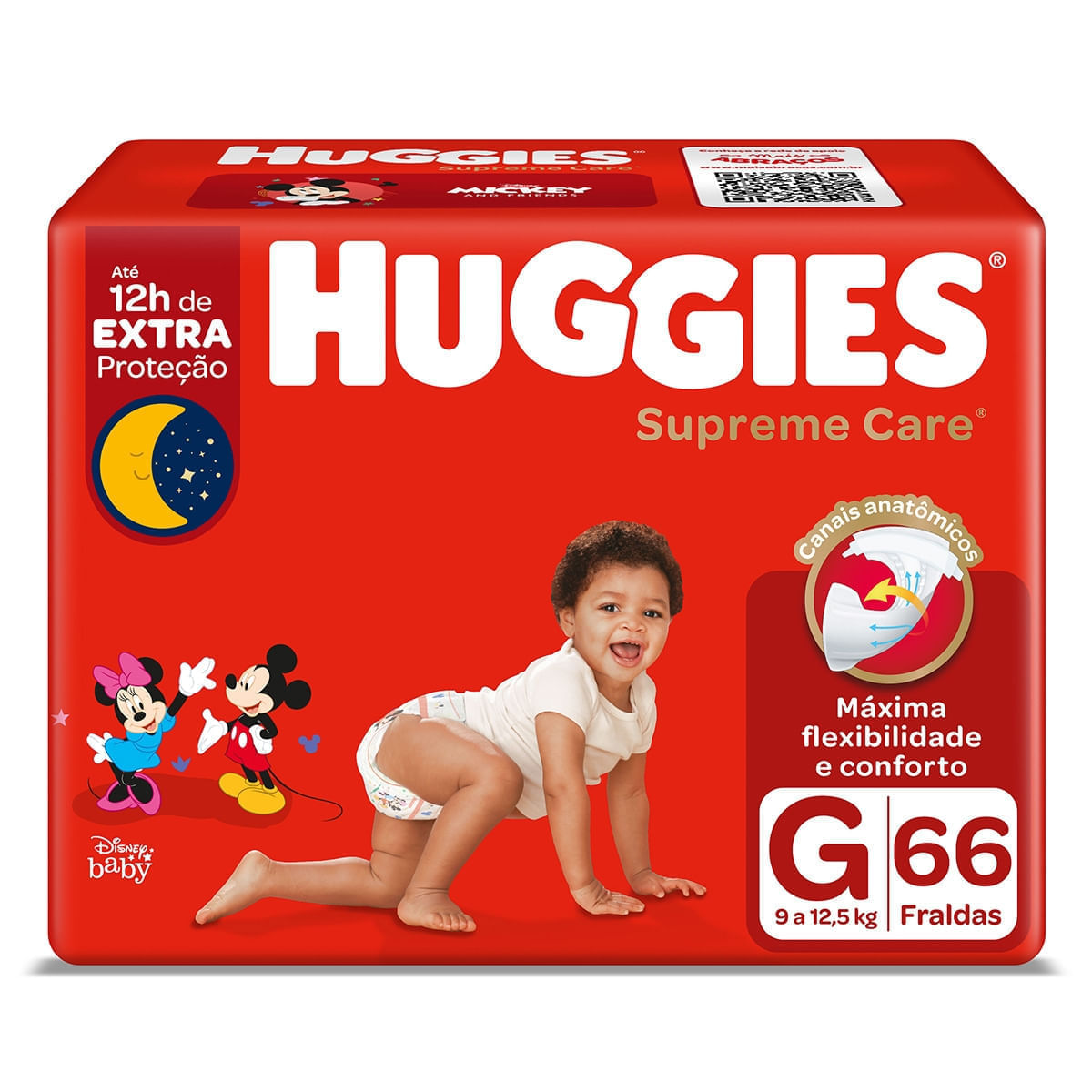 Miniatura Fralda Descartável Huggies Supreme Care G 66 Unidades