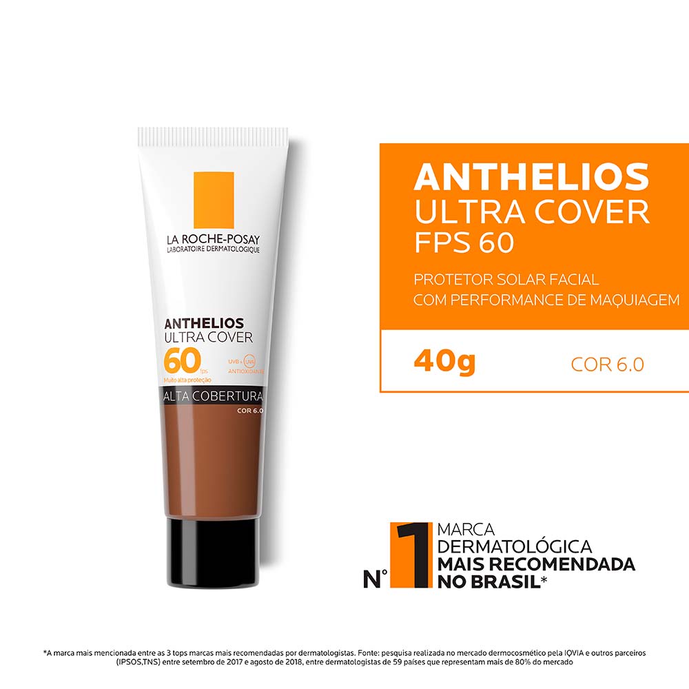 Miniatura Protetor Solar Facial com Cor La Roche-Posay Anthelios Ultra Cover FPS60 6.0