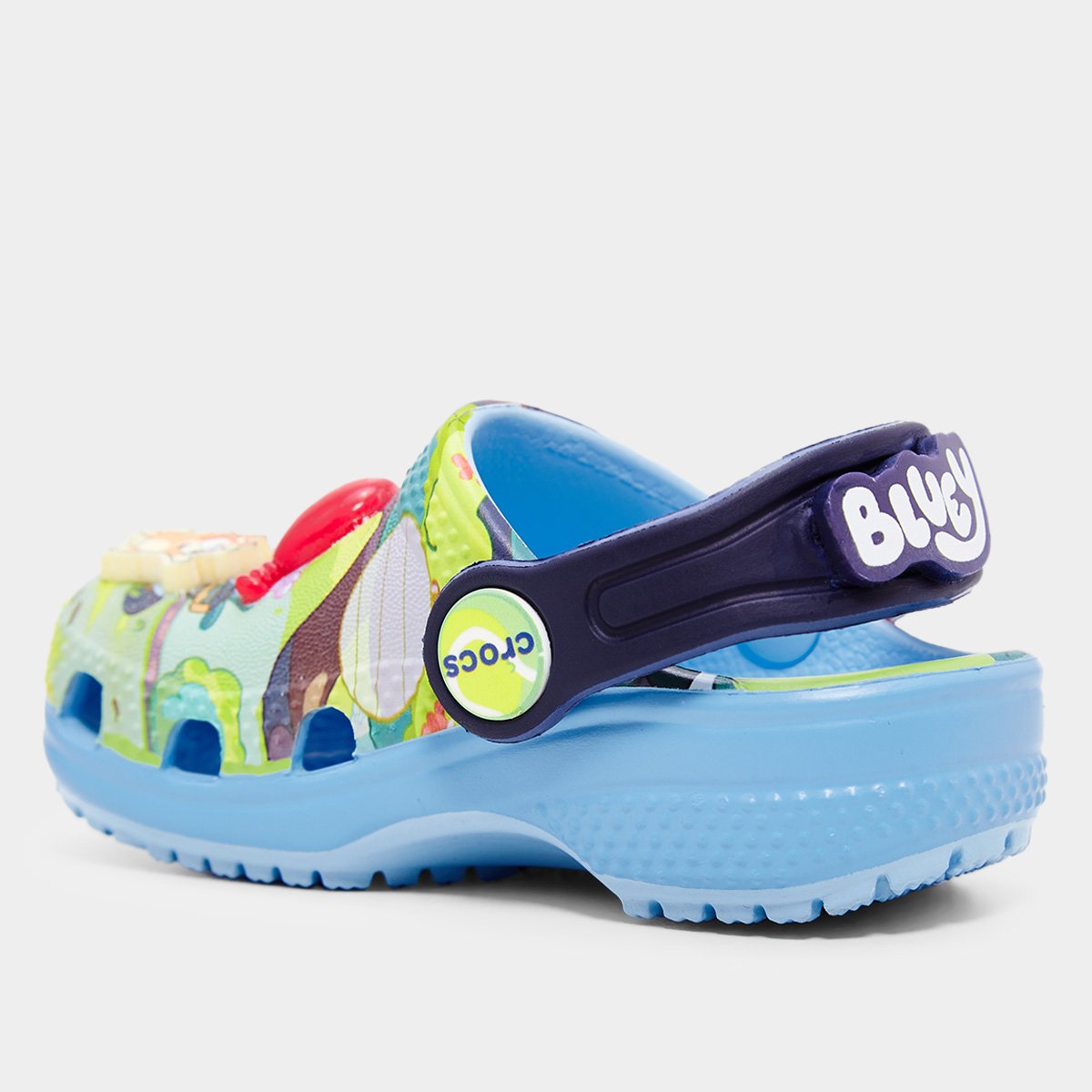 Miniatura Crocs Infantil Bluey Clog T Menino Azul - 24