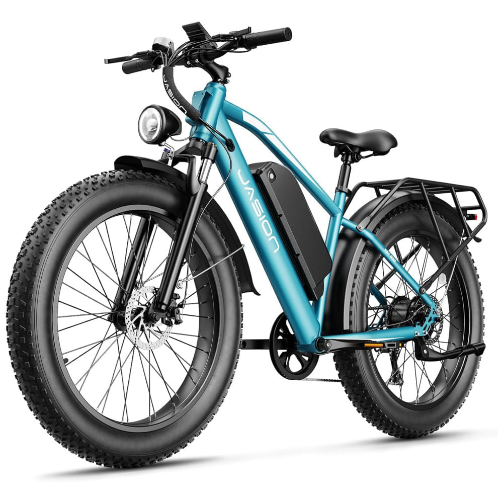 Bicicleta Elétrica Jasion EB5 MAX para Adultos com Motor de Pico de 1500W, Bateria de 48V 15Ah 720Wh, Bicicleta Elétrica de Montanha com Pneus 26 x 4,