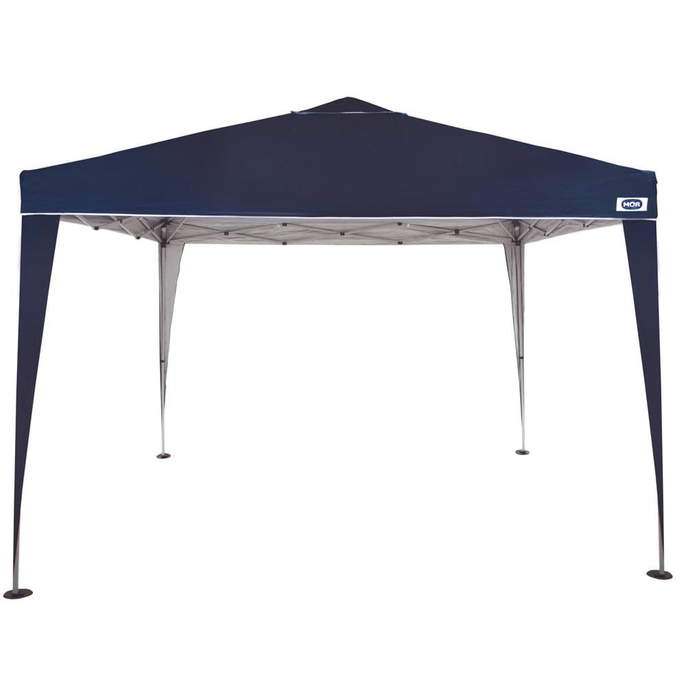 Tenda Gazebo Praia Dobrável Preta Sanfonada 3 x 3 M Mor