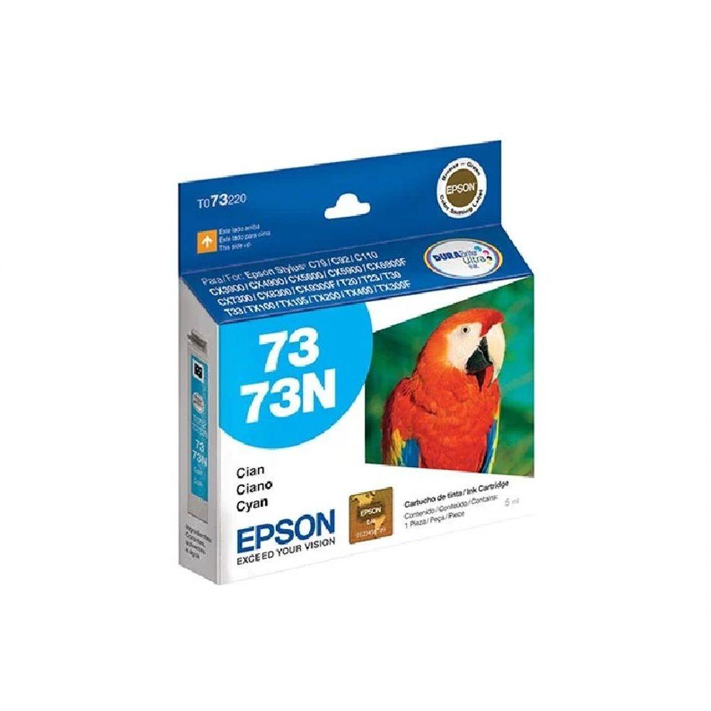 Miniatura Cartucho Epson To73220 C79 Cx3900 Cx4900 Cx5900, Cx6900f Cx7300 Cx8300 Cx9300f Tx200 Tx400 Azul