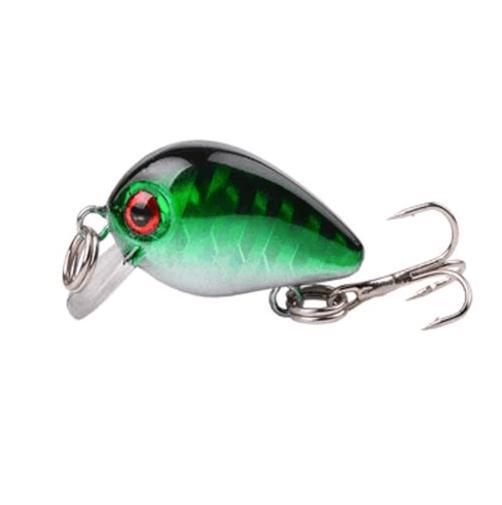 Kit 10 Mini Isca Artificial De Pesca 2,5Cm Tucunare Tilapia