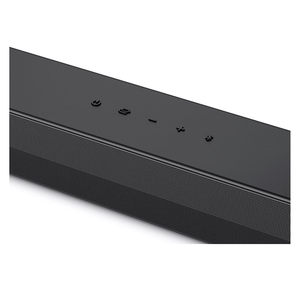 Miniatura Soundbar LG com Subwoofer sem Fio, 2.1 Canais, AI Sound Pro, Conexões Múltiplas e 300W RMS - S40T Bivolt