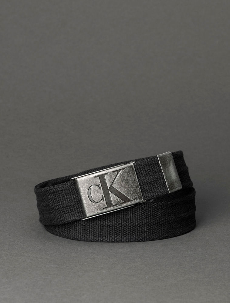 Miniatura Cinto Masculino Militar Cadarço Calvin Klein Jeans - Preto Cinto Masculino Militar Cadarço Calvin Klein Jeans Preto p
