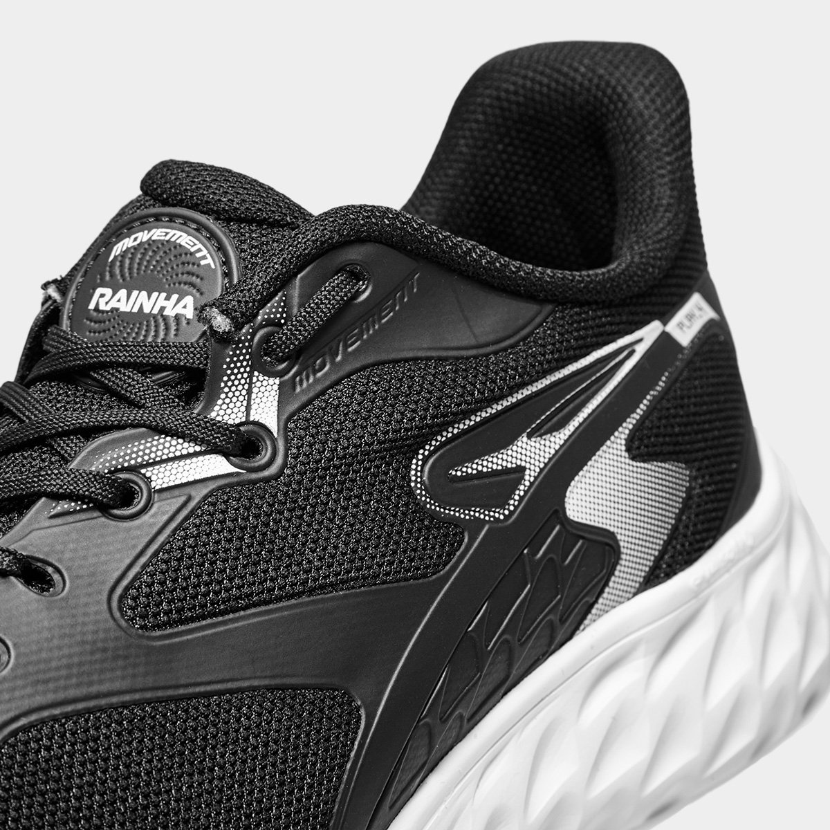 Tenis Rainha Play IV Preto+Branco - 35