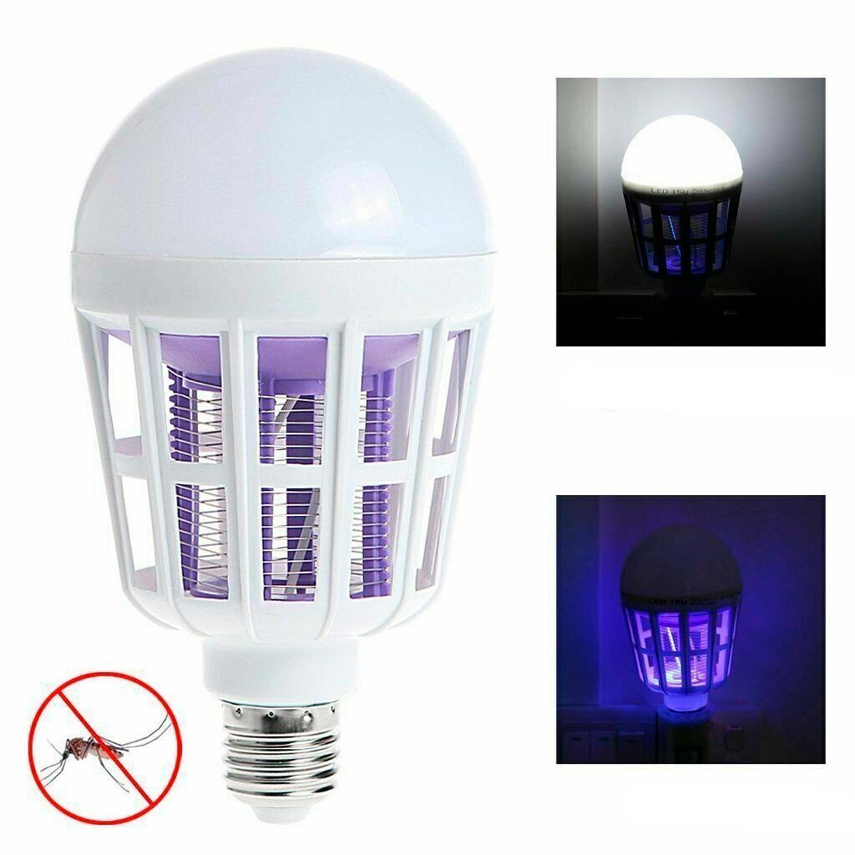 Miniatura Luz Uv 15W Mata Mosquitos Pernilongos Lâmpada Led