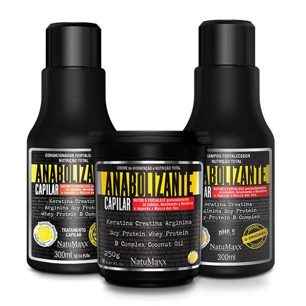 Miniatura Natumaxx Progressiva Sem Formol 500 Ml  + Kit Anabolizante