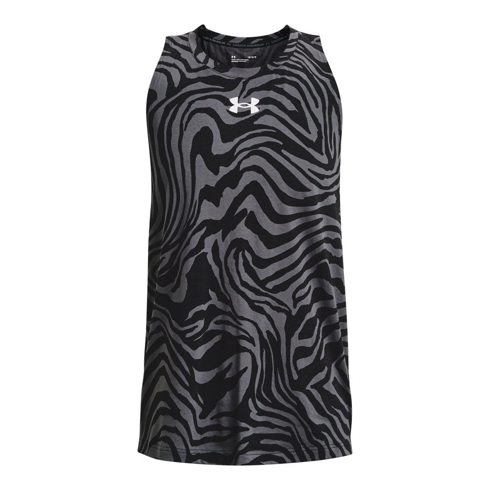 Miniatura Regata de Treino Masculina Under Armour Bsline Printed Preto - 2GG
