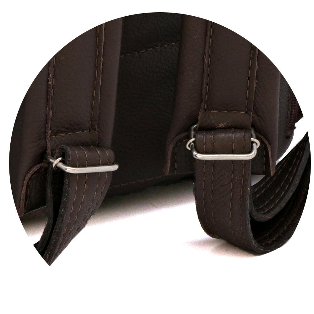 Miniatura Mochila Executiva Masculina Couro Legitimo 30 Litros