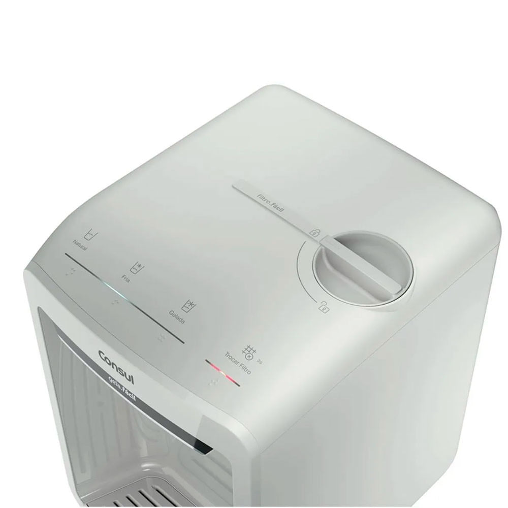 Miniatura Purificador de Água Elétrico Consul CPB33ABVNA Natural e Gelada Branco - Bivolt