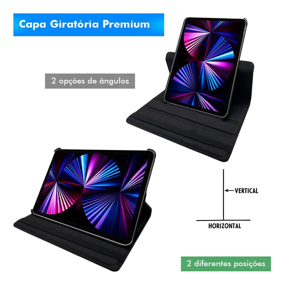 Miniatura Capa Ipad Pro 11 2020 Couro Giratória Couro - Vermelha