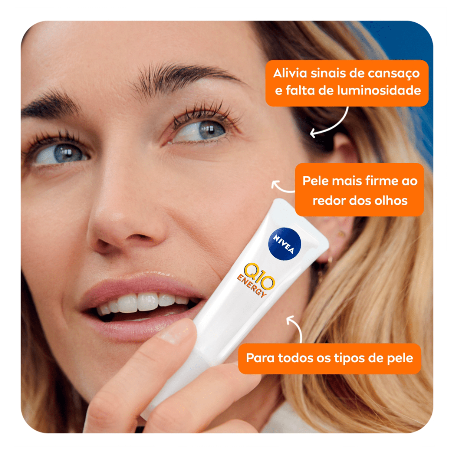 NIVEA Q10 Energy Olhos - Creme Antissinais para Área dos Olhos 15g