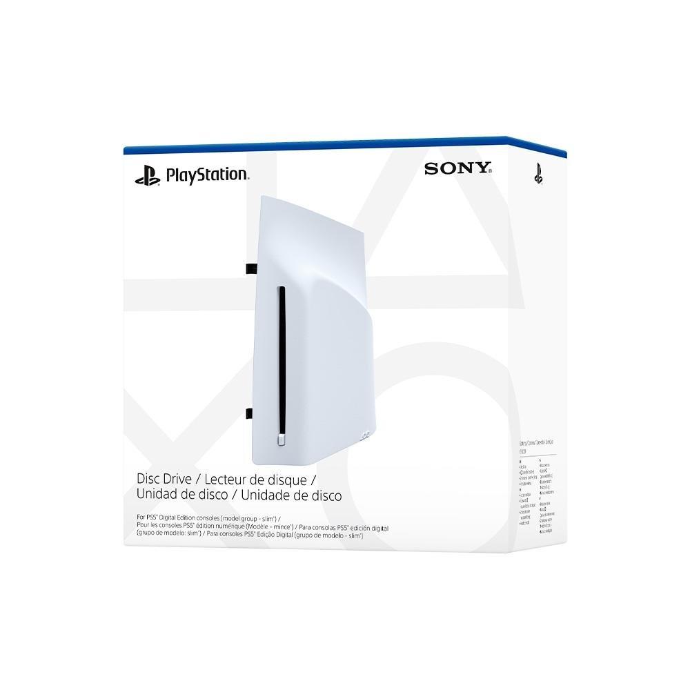 Miniatura Leitor de Disco Para Playstation 5 Slim, PS5 Pro Sony, Edição digital, Branco - CFI-2000 - slim