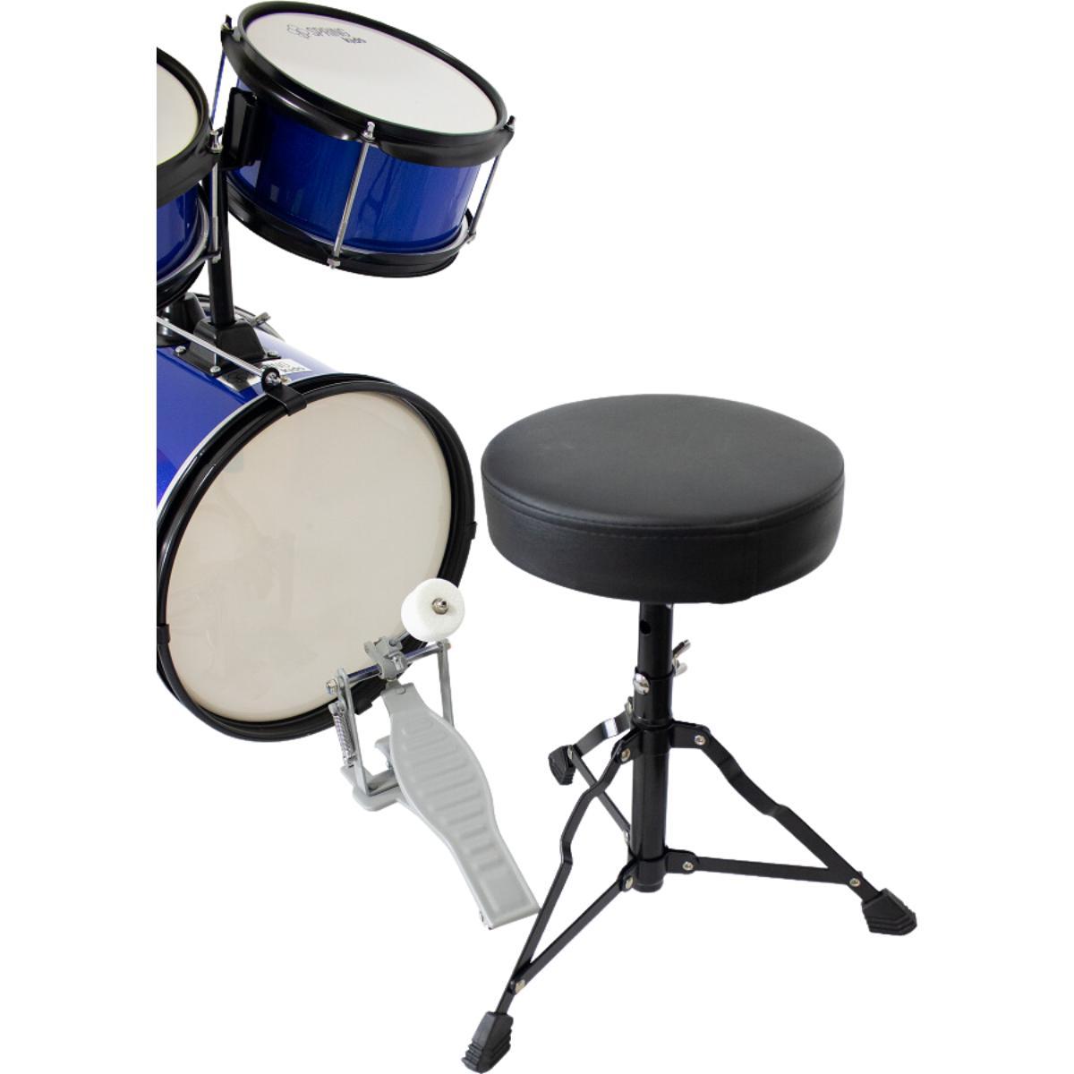 Miniatura Bateria Infantil Musical Spring Kids Spk15-Az Azul