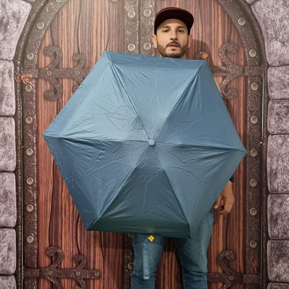 Guarda Chuva Mini De Bolso Anti-Uv 2Em1 Case Sombrinha