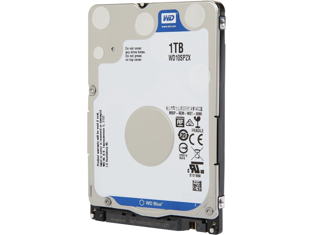 Miniatura Hd para Notebook 1TB WD Blue Sata III - WD10SPZX - NF-e