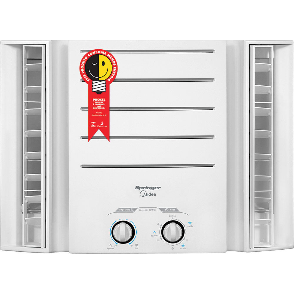 Miniatura Ar Condicionado 7500 BTUS Springer Midea QCI078BB Mecânico Frio 127V 127V