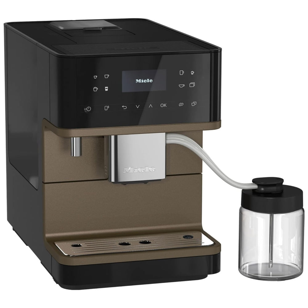 Miniatura Máquina de Café Automática 1,8L com OneTouch, Sistema Aromático, 8 Perfis Individuais e Wi-fi, 110V, Miele CM6360, Preta