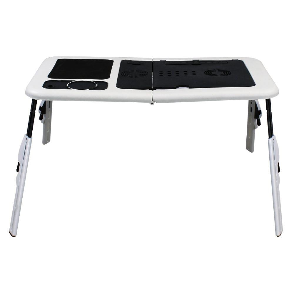 Miniatura Mesa dobrável notebook table 2 cooler mousepad cabo usb
