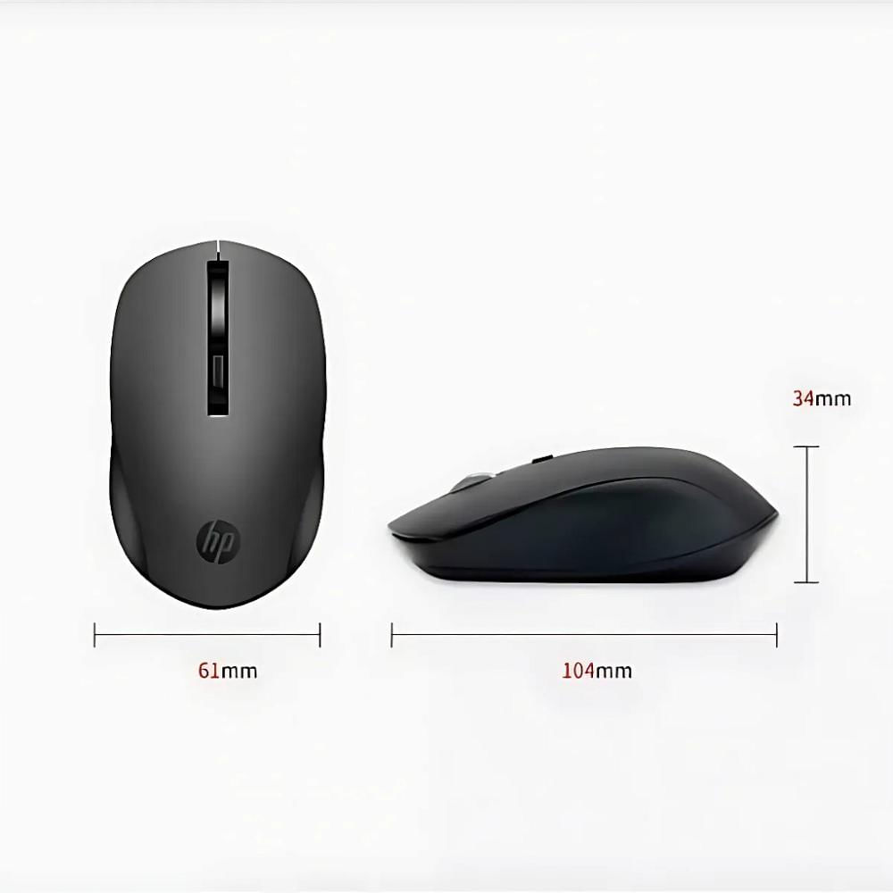 Miniatura Mouse Wireless USB Optical 1600DPI - HP