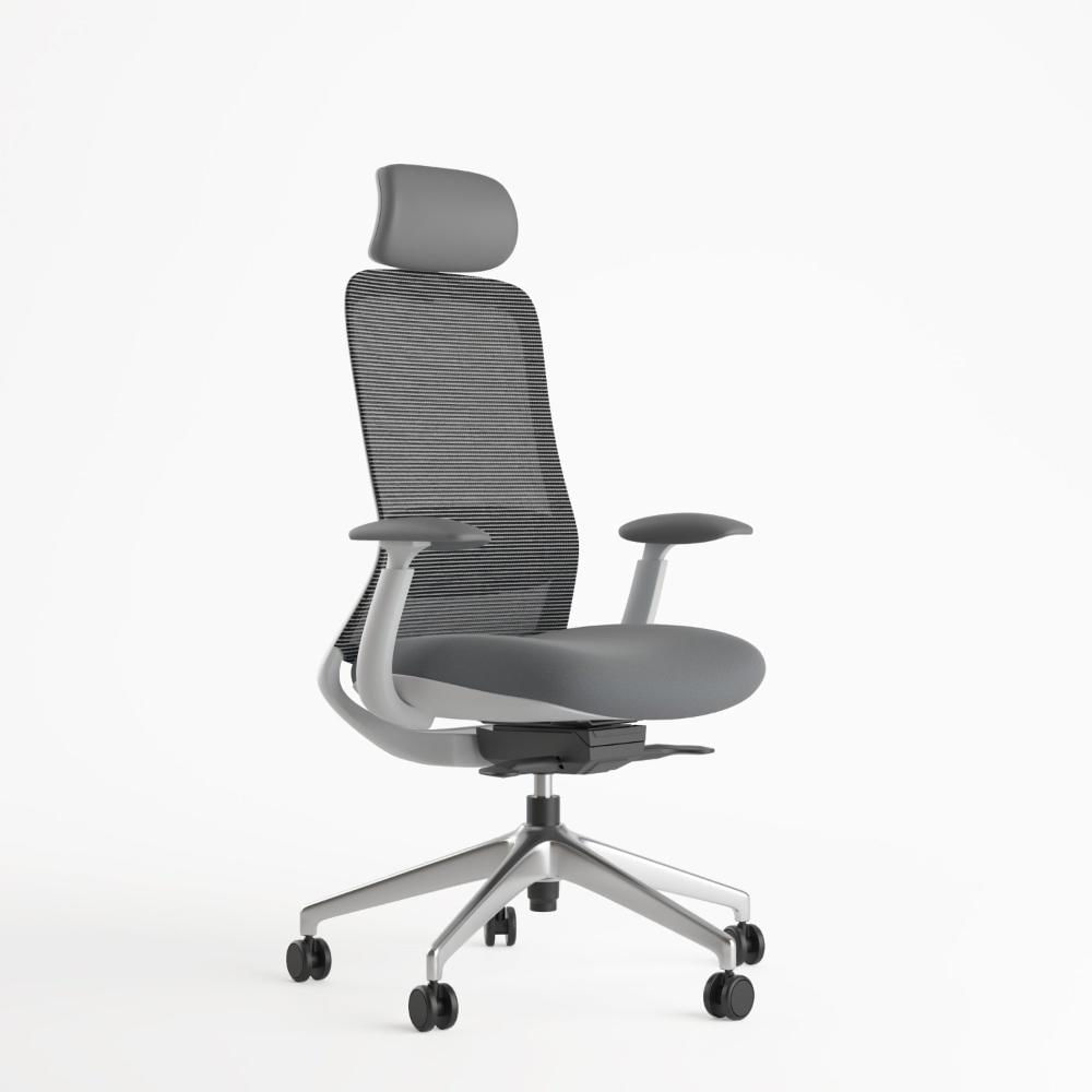 Miniatura Cadeira Presidente Bella Ghw Cinza Claro