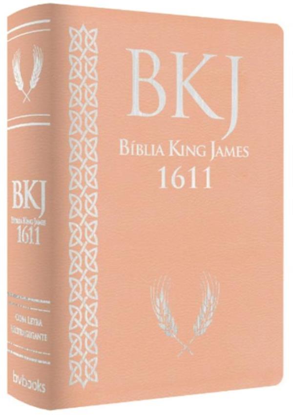 Miniatura Biblia King James Fiel 1611 - Letra Ultra Gigante - Rose L