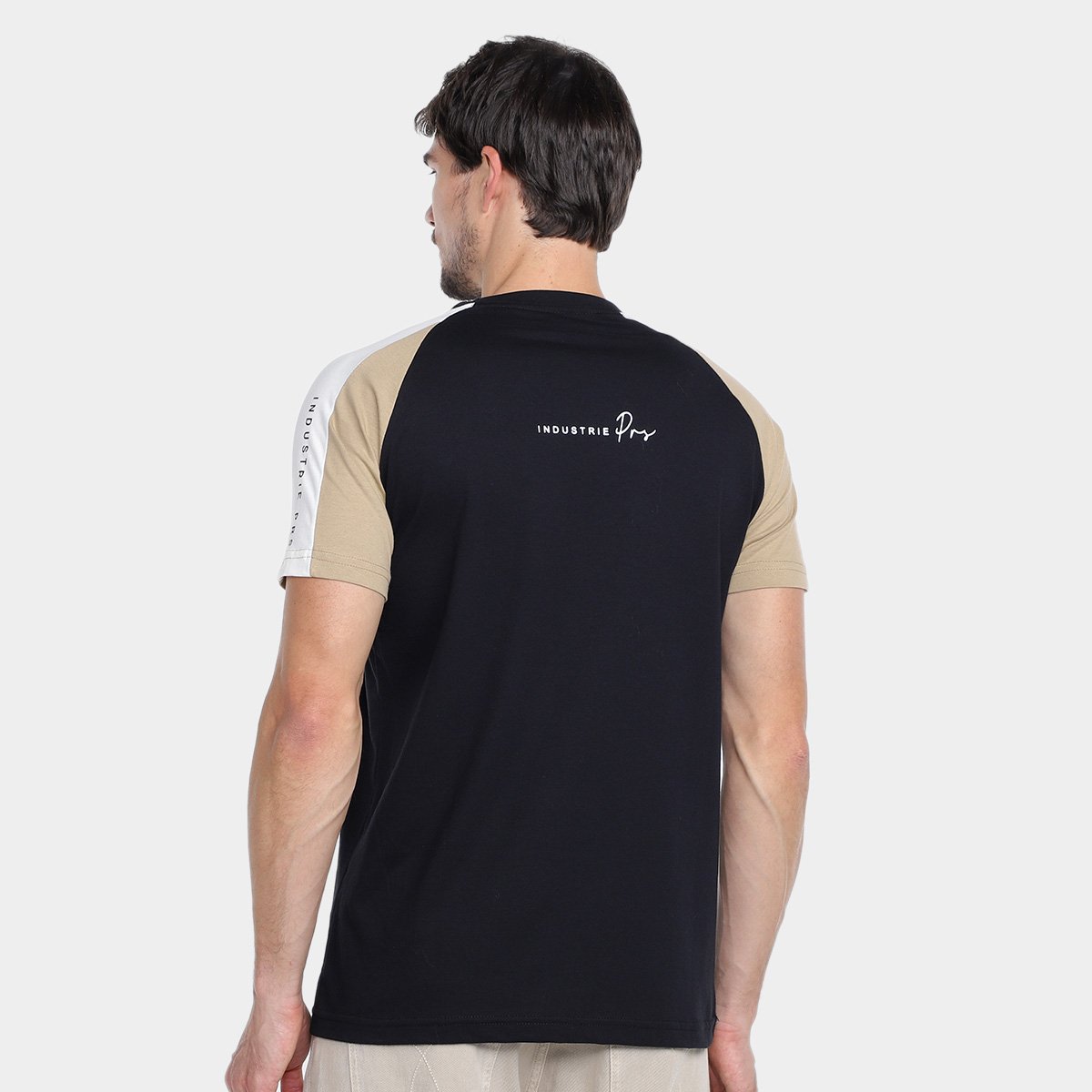 Miniatura Kit Camiseta Industrie Casual Masculina - 2 Peças Preto - G