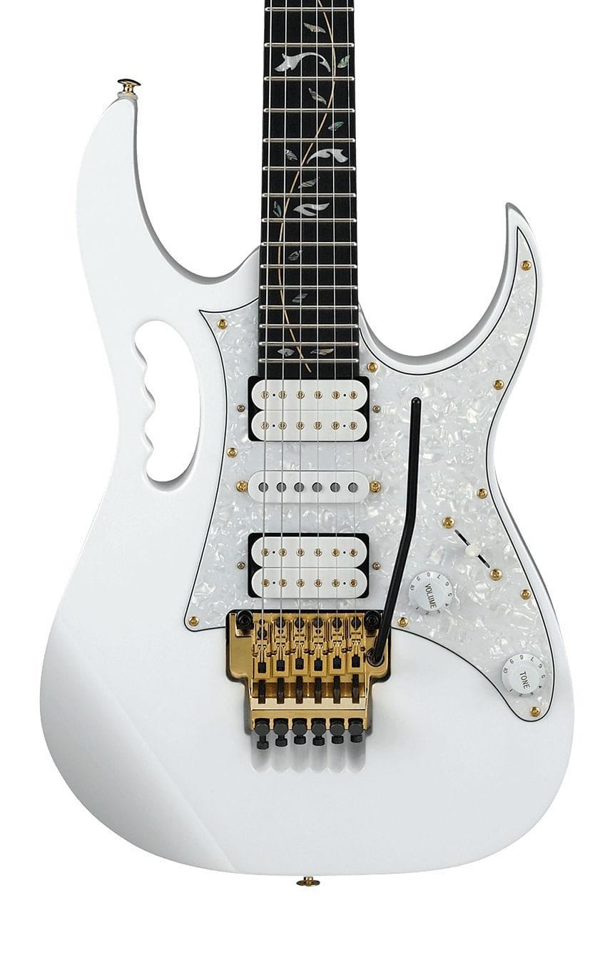 Miniatura Guitarra Ibanez Jem7Vp-Wh Signature Steve Vai