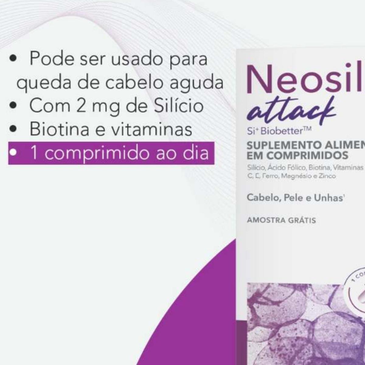 Miniatura Neosil Attack 100Mg Polivitamínico 90 Comprimidos